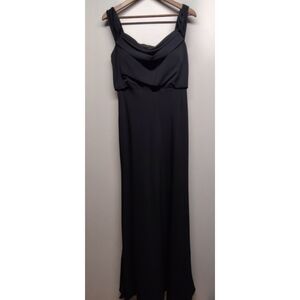 Jenny Yoo Formal Dress Women Size 8 Black Sleeveless Bridesmaid Prom Homecoming